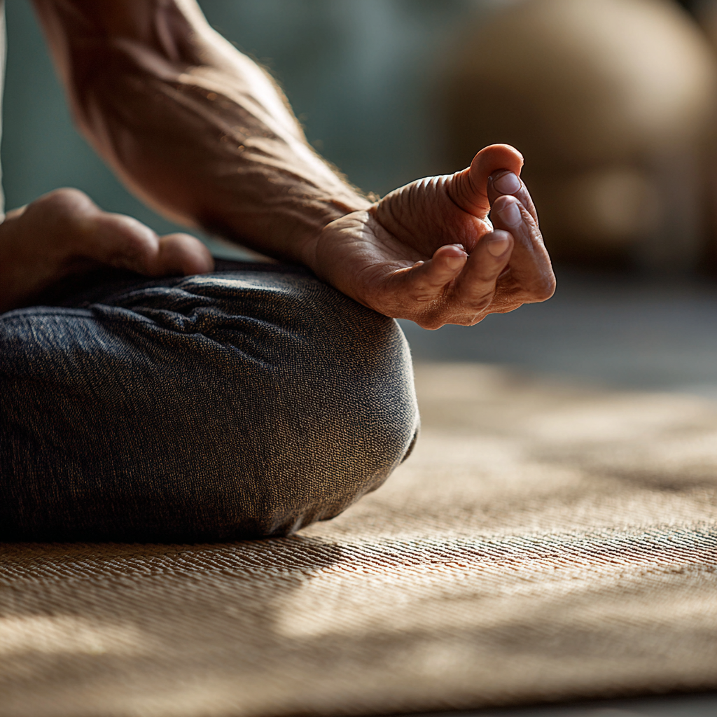 Йога практика в студио LotusHarmony